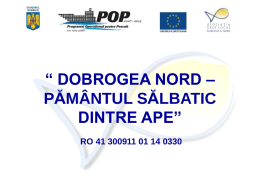 descarcă prezentarea pps. aici - Asociatia Grup Local DOBROGEA