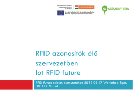 Záhonyi Dénes: RFID Azonosítók élő szervezetben