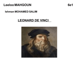 LEONARD DE VINCI Leeloo MAHGOUN Ishman MOHAMED SALIM