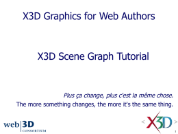 odp - X3D: Extensible 3D Graphics for Web Authors