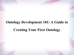 Ontology Development 101: A Guide to Creating Your First Ontology