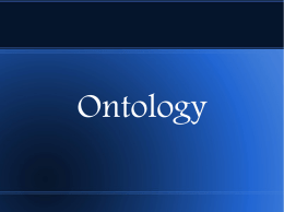 Ontology ทำไมต้องพัฒนา Ontology เมื่อปีที่ผ่านมาเร็วๆนี้ ได้มีการพัฒนา