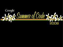Google Summer of Code是什么? 此项目的目的是什么呢? GSoC是