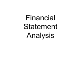 Financial Statement Analysis The Interrelationships of the 4 Financial Statements Statement of Cash Flows For the year ended December 31, 20x2 (000)  BALANCE SHEET  Net cash flows.