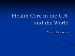 Martin Donohoe Determinants of Health  Era  Socioeconomic  Sex  Race  Location  Environment  Genetics  Health  Habits  Access to Care  status.