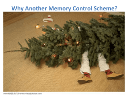 Why Another Memory Control Scheme? Reads  Writes  … BLISS [ICCD’14] SMS [ISCA’12] TCM [MICRO’10]  Fast Load/Store (Memory Attribute)  ATLAS [HPCA’10] PAR-BS [ISCA’08] STFM [MICRO’07] FR-FCFS [ISCA’00]  Data Persistence (Storage Attribute)