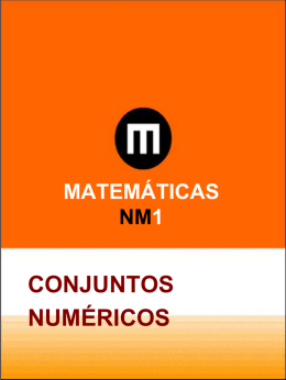 MATEMÁTICAS NM1  CONJUNTOS NUMÉRICOS CONJUNTOS NUMÉRICOS  Conjuntos Numéricos Números Naturales Números Enteros Regularidades numéricas Números Racionales Representación de Q en la recta numérica Números Irracionales Números Reales  Matemáticas NM 1  Números.