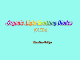 Outline 1. 2. 3. 4. 5.  6. 7. 8. 9.  Chronology of display technology Advantages of LED’s Definition of OLED Principles of operation Technology Branches SMOLED’s LEP’s Effect of dopant Other applications Corporations in this field Conclusion.