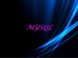 MYSQL What is MYSQL? a multithreaded, multi-user SQL database management system. A Database Management System which is available for both Linux and Windows.  Popular Open.