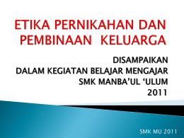 SMK MU 2011 .  imronrosadi2881@gmail.com imronrosadi2881@gmail.com          Manusia wajib berusaha maksimal dan berdoa optimal dalam segala hal termasuk dalam mencari jodoh. Jodoh harus dicari bukan.