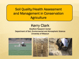 The Year of Soil Health for the USDANRCS (Natural Resources Conservation Service) http://www.swcs.org/en/p ublications/beyond_t/  http://www.nrcs.usda.gov/wps/portal/nrcs/main/national/soils/health/ SOIL QUALITY DEFINITION Soil quality is the capacity of a specific kind of.