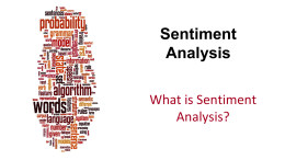 Sentiment Analysis What is Sentiment Analysis? Dan Jurafsky  Positive or negative movie review? • unbelievably disappointing • Full of zany characters and richly applied satire, and.