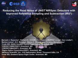 Reducing the Read Noise of JWST NIRSpec Detectors with Improved Reference Sampling and Subtraction (IRS2)  Bernard J.