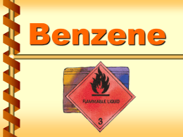 Benzene Regulated areas  Concentrations  exceed permissible exposure limits (PEL)   Concentrations  exceed shortterm exposure limits (STEL)  1a.