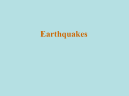 Earthquakes What is an earthquake? An earthquake is the vibration of Earth produced by the rapid release of energy • Energy radiates in.