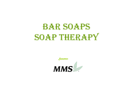 Bar Soaps Soap Therapy Source: Introduction It has been a while since I have made soap.