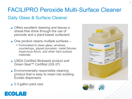 FACILIPRO Peroxide Multi-Surface Cleaner Daily Glass & Surface Cleaner   Offers excellent cleaning and leaves a streak-free shine through the use of peroxide and a.