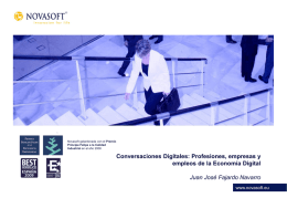 Novasoft galardonada con el Premio Príncipe Felipe a la Calidad Industrial en el año 2008  Conversaciones Digitales: Profesiones, empresas y empleos de la Economía.