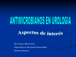 Dra. Ismary Alfonso Orta Especialista de 2do Grado Farmacologia Profesor Asistente. PROFILAXIS ANTIBIOTICA Es el uso de un antimicrobiano con el fin de prevenir.