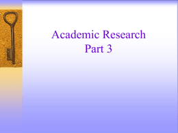 Academic Research Part 3 Clause 1 Santa Clause  Thesis & Outline EXAMPLE: Your outlines does NOT need to be in complete sentences. You may use phrases for each point.  Professor Zaiens Developmental Communications 36B 1 December 2009 American.