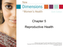 Chapter 5  Reproductive Health Birth Control vs. Contraception Percentage of U.S.