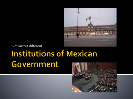 Similar but different   Mexico’s political parties, interest groups, and media all work to link Mexican citizens to their government    During the PRI era.