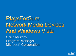 Craig Murphy Program Manager Microsoft Corporation Be a leader in advancing 64-bit computing Adopt best practices and new tools Let’s partner on new hardware directions Understand.