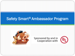Safety Smart Ambassador Program LifeSmarts challenges teens to engage in service learning and community service.