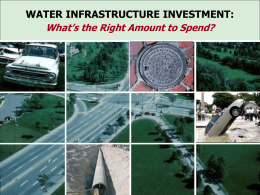 WATER INFRASTRUCTURE INVESTMENT: What’s the Right Amount to Spend? The Dawn of the Replacement Era -- The Nessie Curve -Main Replacement (Cumulative)16PVC DI  Conc  AC  Spun.