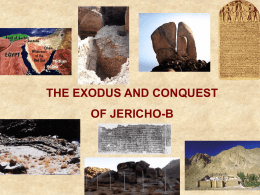 THE EXODUS AND CONQUEST OF JERICHO-B Sinaitic Inscriptions in Wadee El-Mukattab, Sinai Following Inscription shot in 1857 by Francis Frith (1822-1898) BOOK TITLE: Sinai,