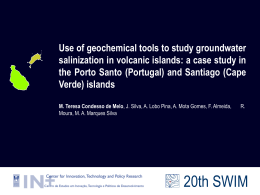 Use of geochemical tools to study groundwater salinization in volcanic islands: a case study in the Porto Santo (Portugal) and Santiago (Cape Verde)