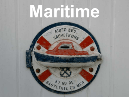 Maritime Example of a Bullet Point Slide • Bullet Point • Bullet Point – Sub Bullet.