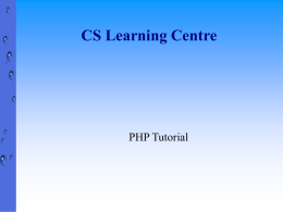 CS Learning Centre  PHP Tutorial Introduction ⇨  ⇨  Based on PHP and MySQL Web Development, Third Edition (Available as CS eBook from Dal Library) Other eBooks from.