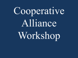 Cooperative Alliance Workshop Complete College America A Plan for Increasing Postsecondary Credentials to Fuel a Strong Economy FOCUS ON READINESS  2 TRANSFORM REMEDIATION 3 BUILD BRIDGES.