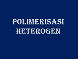 • Polimerisasi emulsi saat ini banyak dimanfaatkan secara komersial untuk memproduksi berbagai jenis polimer. • Polimer yang dibuat dengan proses ini.