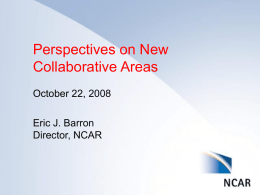 Click to edit Master title style Perspectives on New • Click to edit Master text styles Collaborative Areas • • • •  Second level October 22, 2008 Third level Fourth level Eric J.