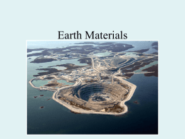Earth Materials Objectives • Explain the different kinds of bonds and describe their influence on mineral characteristics • Define and distinguish between minerals.