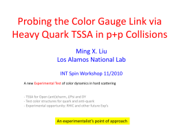 Probing the Color Gauge Link via Heavy Quark TSSA in p+p Collisions Ming X.