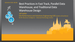 provide faster I/O bandwidth scale-up and scale-out reference configurations best practices Data Warehouse Fast Track.