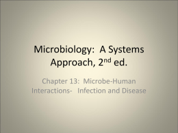 Microbiology: A Systems Approach, 2nd ed. Chapter 13: Microbe-Human Interactions- Infection and Disease.
