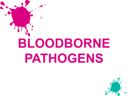 BLOODBORNE PATHOGENS What Are Bloodborne Pathogens?  Bloodborne  pathogens are microorganisms such as viruses or bacteria that are carried in blood and can cause disease in people.