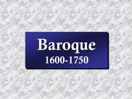 Baroque 1600-1750 1600 – the modern world The old way – a network of loyalties  CITY  CITY  CITY  CITY.