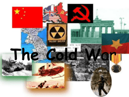The Cold War Germany & Japan Transformed • Both Germany and Japan had been physically and socially devastated by World War II. •