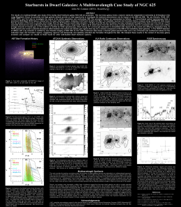 Starbursts in Dwarf Galaxies: A Multiwavelength Case Study of NGC 625 John M.