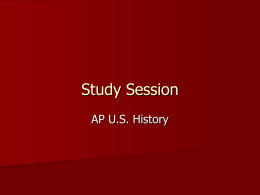 Study Session AP U.S. History A major weakness of the Articles of Confederation was that they:   Erred on the side of caution – Inability –