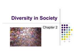 Diversity in Society Chapter 2 Learning Outcomes         Describe culture and some of its characteristics Identify the dominant culture and how it influences other cultures Understand.