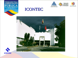 ICONTEC Sistema de gestión de la calidad en el sector público BOGOTÁ DC Noviembre de 2007