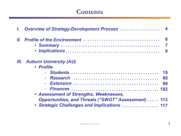 Contents Overview of Strategy-Development Process . . . . . .