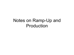 Notes on Ramp-Up and Production LEP-II : Main Parameters (Nb/Cu) 288 Cavities Total…ILC 16,000, Active length = 500 m.