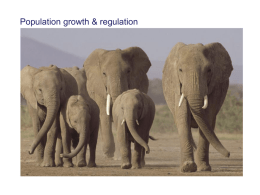 Population growth & regulation One foundational idea in ecology is that, when given plentiful resources and an absence of controls, populations.